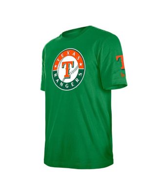 Men's Kelly Green Texas Rangers St. Patrick's Day Shamrock Fill T-Shirt