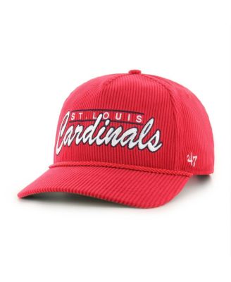 Men's Red St. Louis Cardinals Corduroy Hitch Adjustable Hat