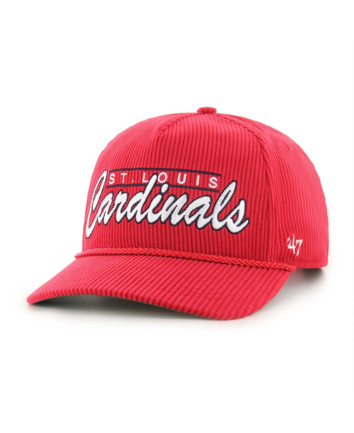 Shop 47 Brand Men's Red St. Louis Cardinals Corduroy Hitch Adjustable Hat