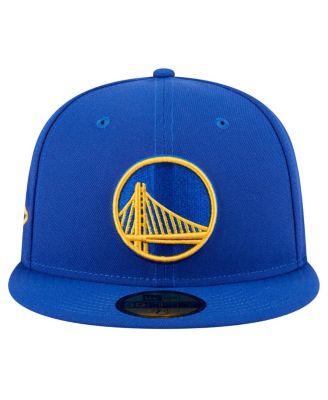 Men's Royal Golden State Warriors Throwback Pennant 59FIFTY Fitted Hat