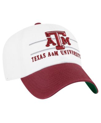 Men's White Texas A & M Aggies Gridiron Clean Up Adjustable Hat