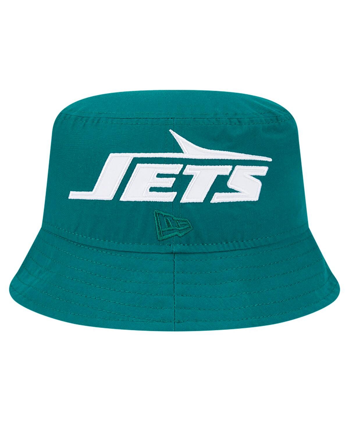 NEW ERA MEN'S GREEN NEW YORK JETS HELMET BUCKET HAT 