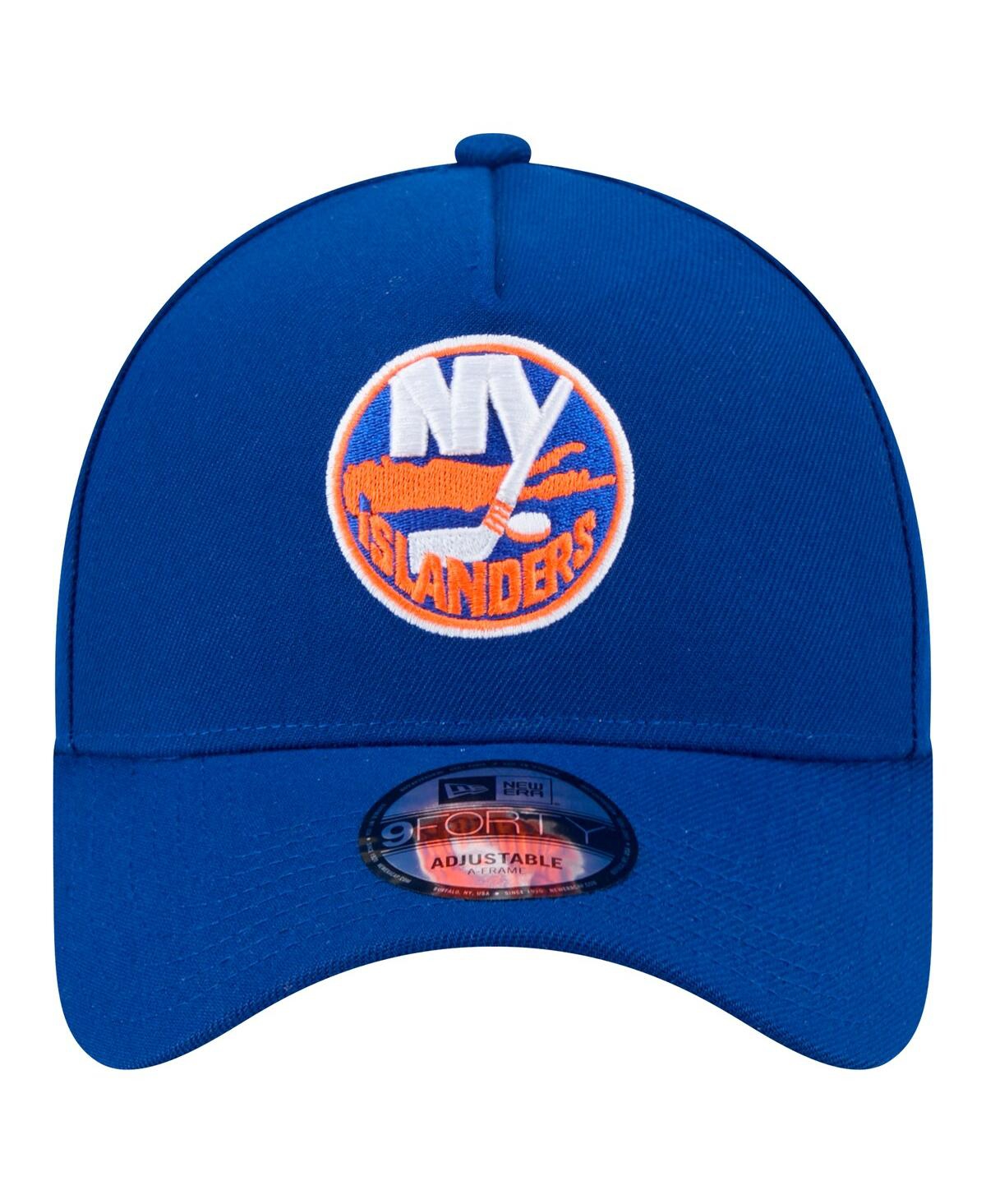 New Era Men's Royal New York Islanders Core A-frame 9forty Adjustable Hat In Royal