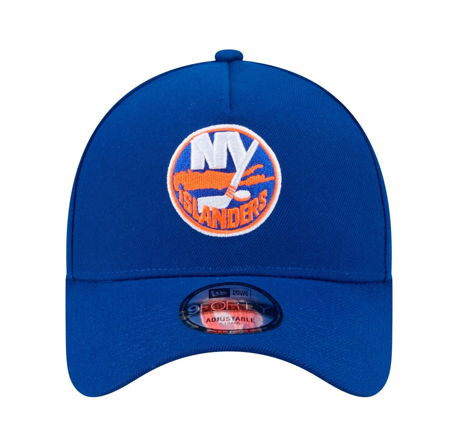 Men's Royal New York Islanders Core A-Frame 9FORTY Adjustable Hat