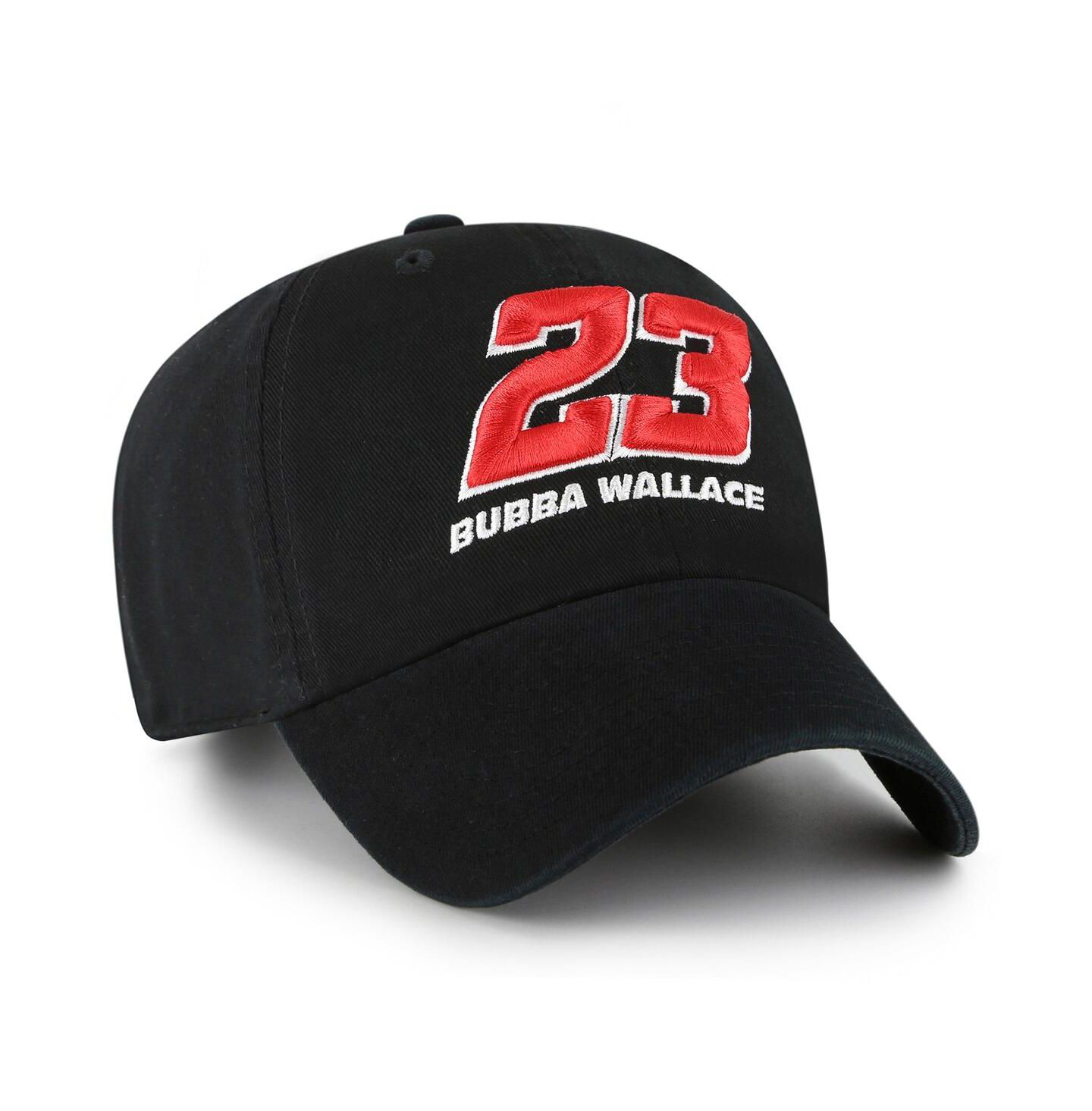 Мужская кепка '47 Brand Black Bubba Wallace Clean Up Adjustable Hat — фото 3