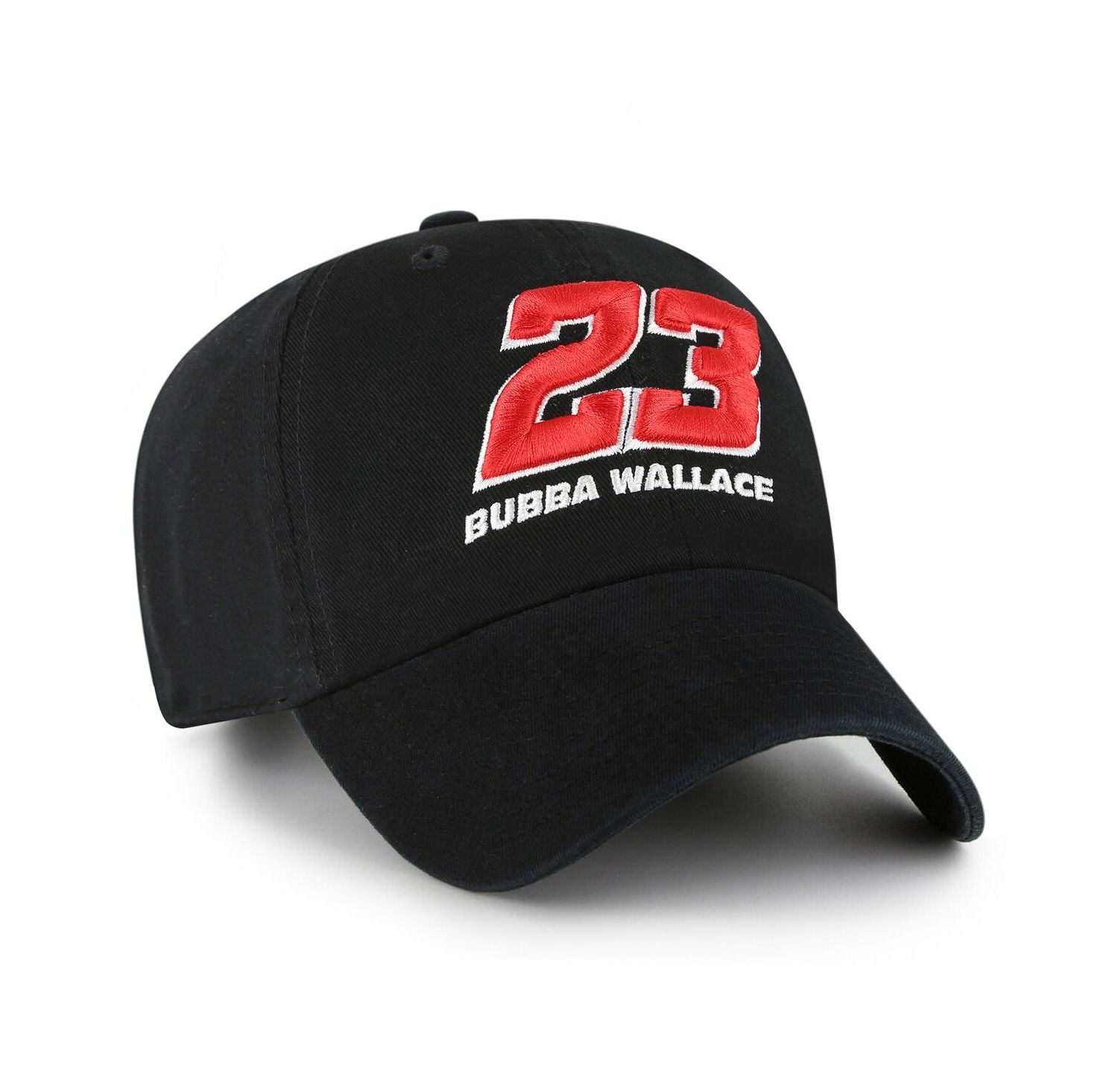 Men's Black Bubba Wallace Clean Up Adjustable Hat