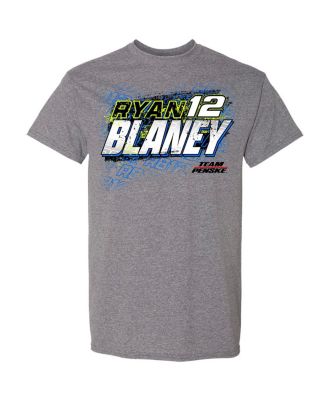 Men's Heather Gray Ryan Blaney Car T-Shirt
