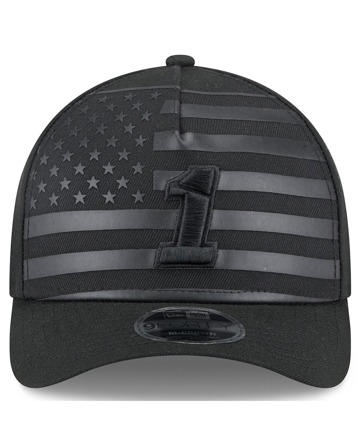 Shop New Era Men's Black Ross Chastain American Flag 9forty M-crown A-frame Adjustable Hat
