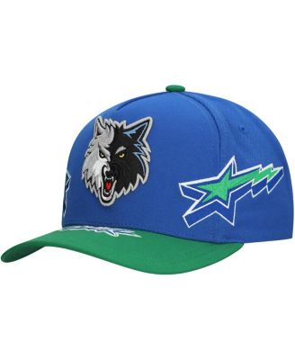 Mitchell & Ness - Men's&nbsp; Blue/Green Minnesota Timberwolves AS2K Stars Pro Crown Adjustable Hat