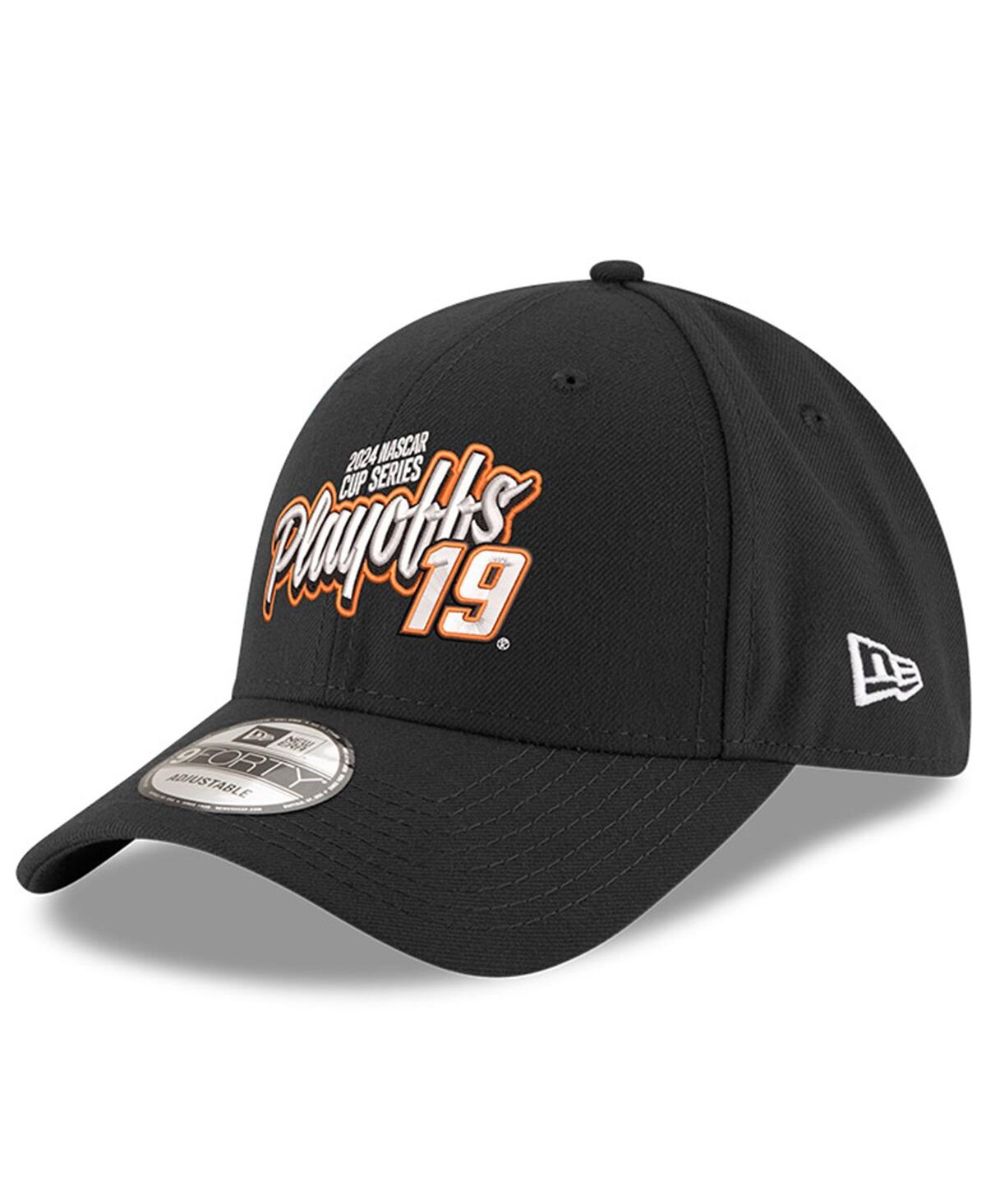 NEW ERA MEN'S BLACK MARTIN TRUEX JR 2024 NASCAR CUP SERIES PLAYOFFS 9FORTY ADJUSTABLE HAT 