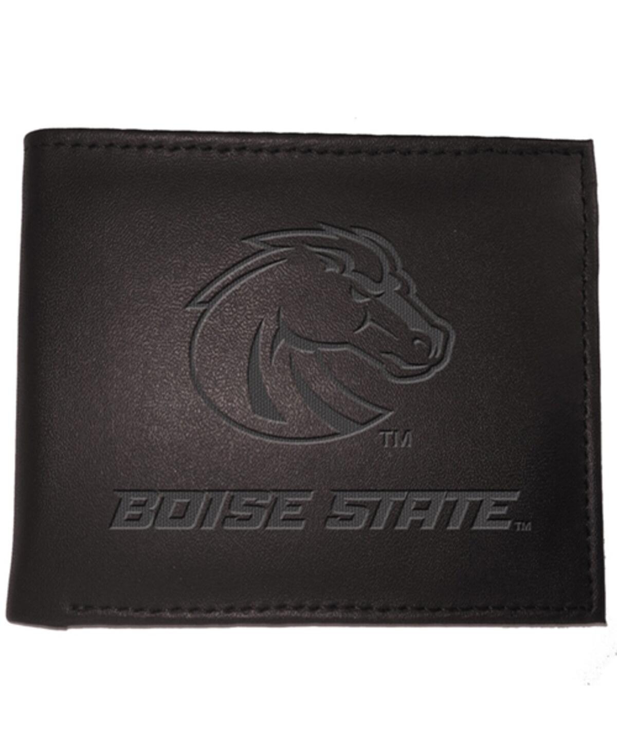 Men's Black Boise State Broncos Hybrid Bi-Fold Wallet - Black
