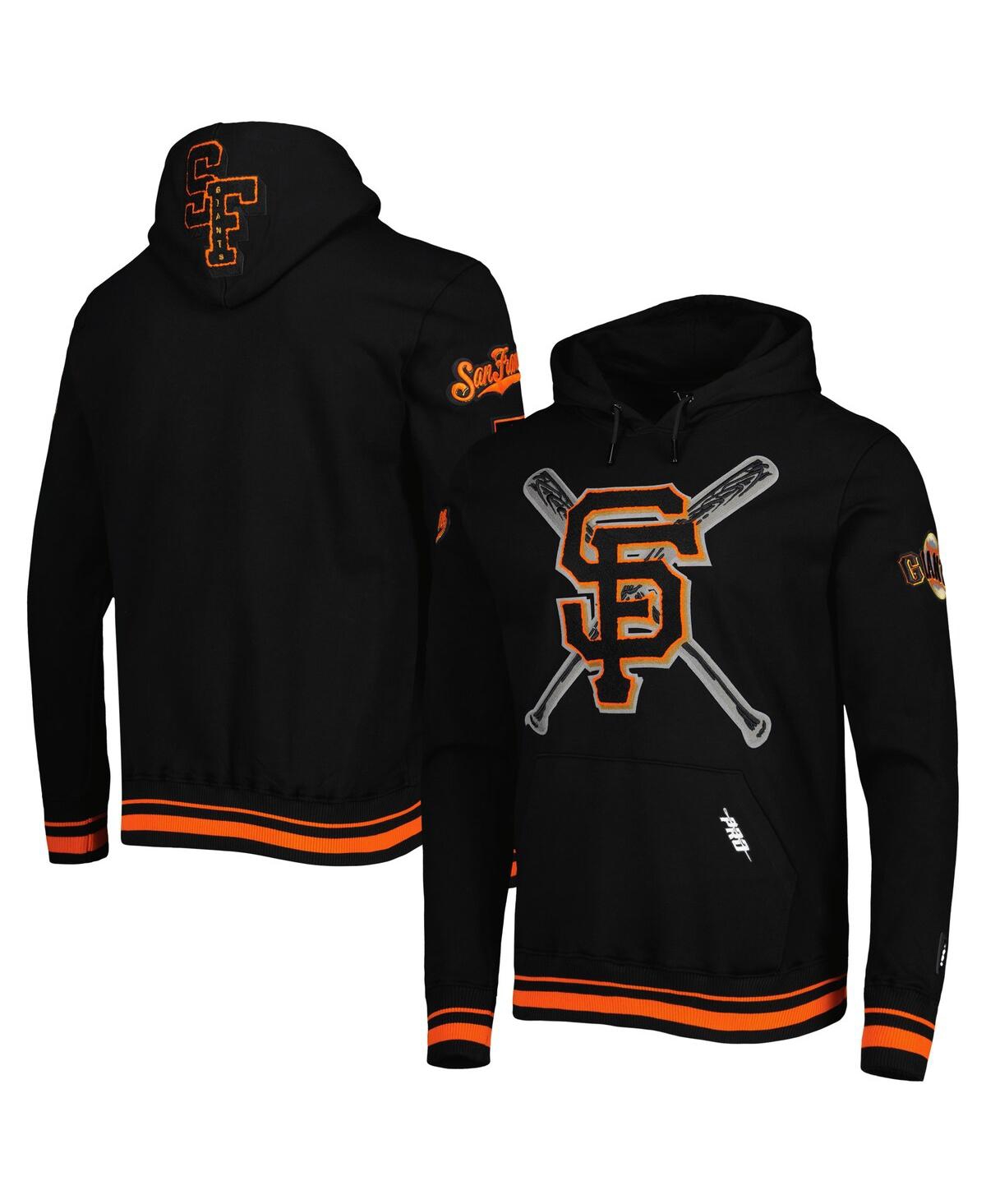 Men's Black San Francisco Giants Mash Up Logo Pullover Hoodie - Black
