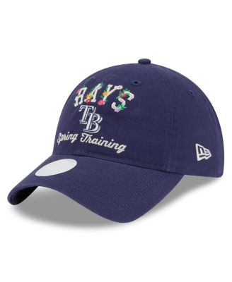 New Era - Women's Navy Tampa Bay Rays 2025 Spring Training Floral 9TWENTY Adjustable Hat