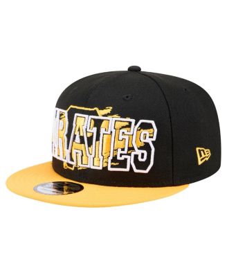 New Era - Men's Black Pittsburgh Pirates Splatter 9FIFTY Snapback Hat