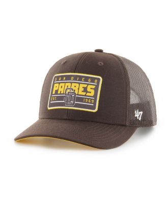 '47 Brand - Men's Brown San Diego Padres Hardline Trucker Adjustable Hat