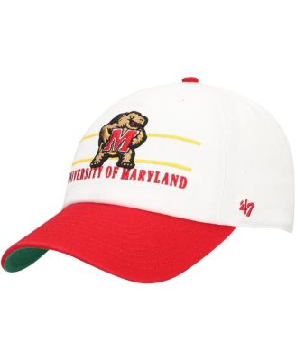'47 Brand - Men's White Maryland Terrapins Gridiron Clean Up Adjustable Hat