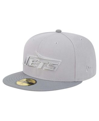 New Era - Men's Gray/Graphite New York Jets Iron Cloud 59FIFTY Fitted Hat