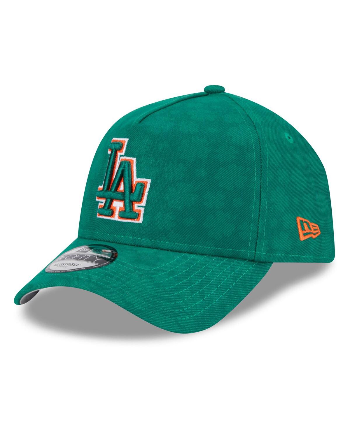 New Era Men's Kelly Green Los Angeles Dodgers St. Patrick's Day A-frame 9forty Adjustable Hat In Kelly Green