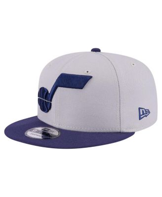New Era - Men's Gray/Navy Utah Jazz Color Pack Two-Tone 9FIFTY Snapback Hat