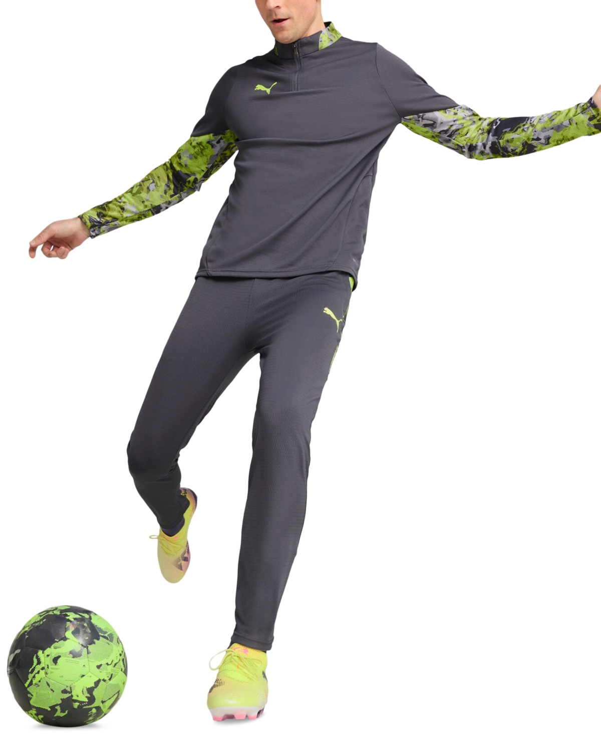 Puma Individualcup Men's Soccer Pants In Gray