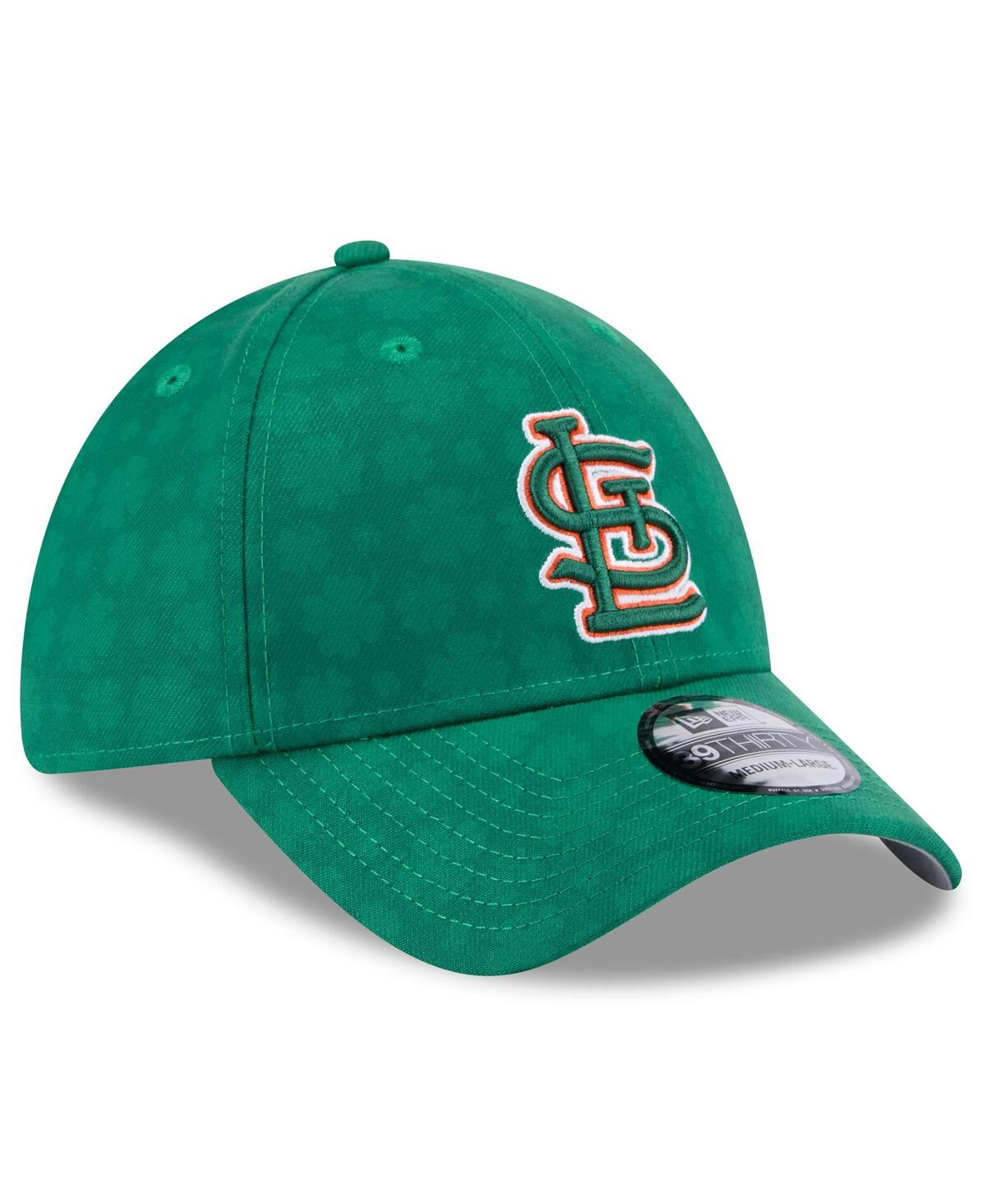 New Era Men's Kelly Green St. Louis Cardinals St. Patrick's Day 39thirty Flex Hat In Kelly Green