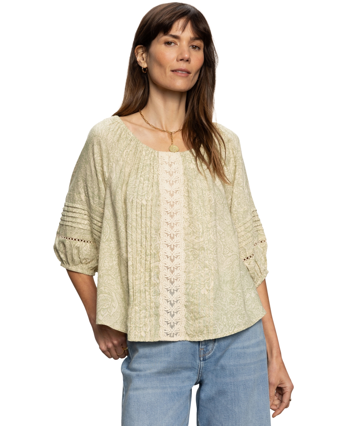 Sanctuary Women's Crafted Beach To Bar Printed Top In Mosaic