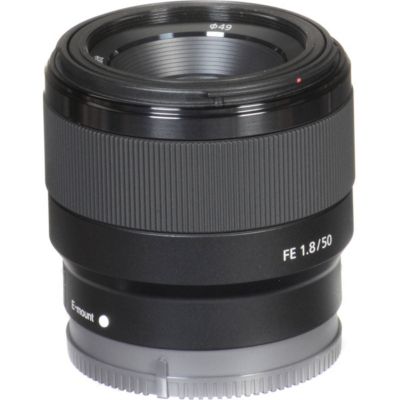 Sony - FE 50mm F1.8 Standard Lens (SEL50F18F/2), Black