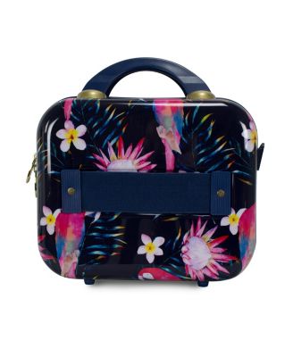 Chariot Paradise Bloom Hardside Cosmetic Case With Shoulder Strap For Women