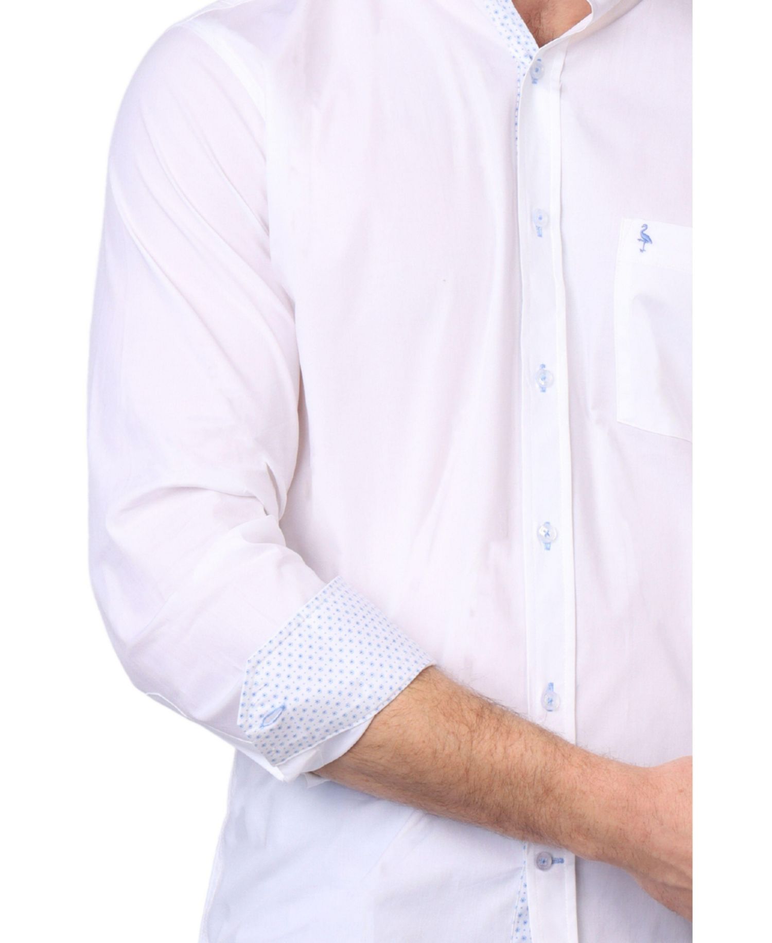 Men's Solid Long Sleeve Shirt