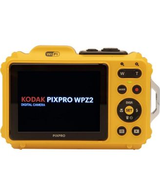 PIXPRO WPZ2 16MP Full HD Waterproof Rugged Digital Camera, Yellow, Bundle with 32GB Memory Card and Camera Bag