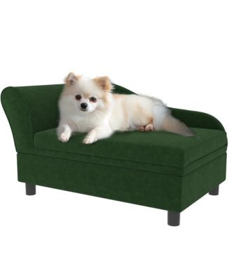 Luxury Small Dog Bed Couch W/ Storage, Little Dog Sofa