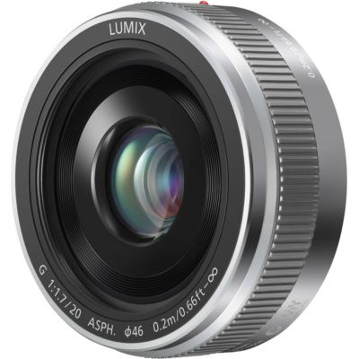 LUMIX G 20mm f/1.7 II Aspherical Lens for Micro Four Thirds, Silver