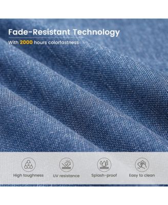 6 Pcs Outdoor Patio Furniture Set,High Back Sofa and Swivel Chairs Set