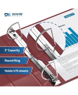 Premium Economy, Angle D Ring, Binder, 6 Pack (Orange, 2")