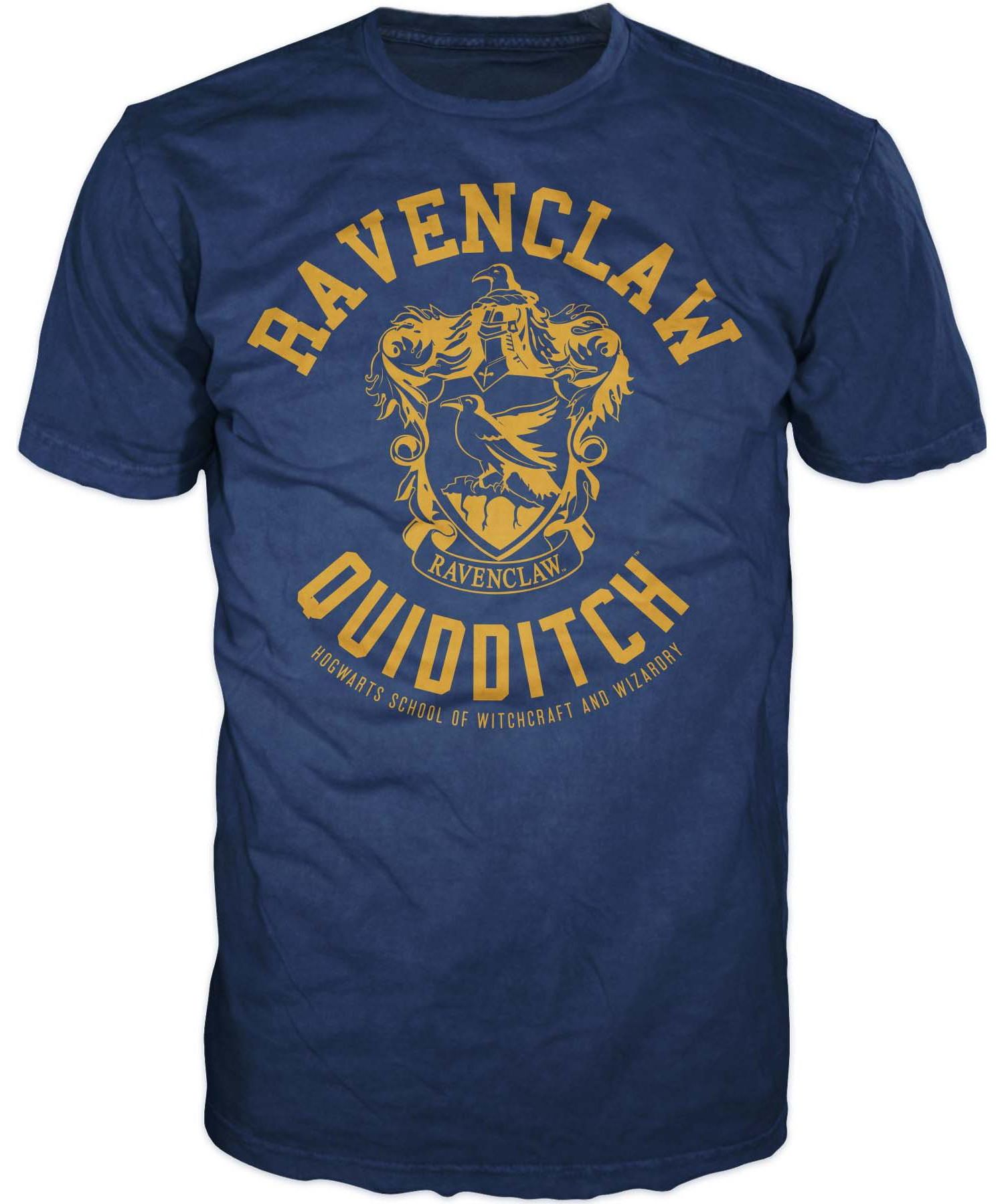 Men's Ravenclaw House Crest Quidditch Navy Graphic Tee Shirt- 3XL