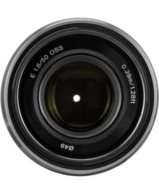 E 50mm f/1.8 OSS Lens for Sony E, Silver