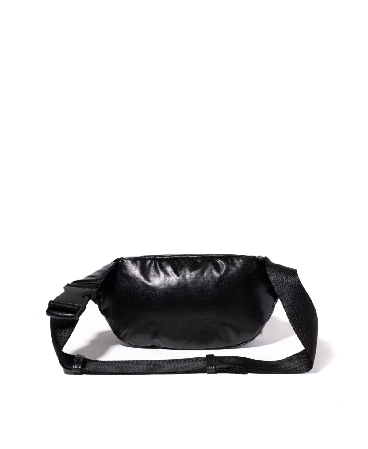 Baggallini On The Go Waist Pack Belt Bag In Black Gloss Ripstop