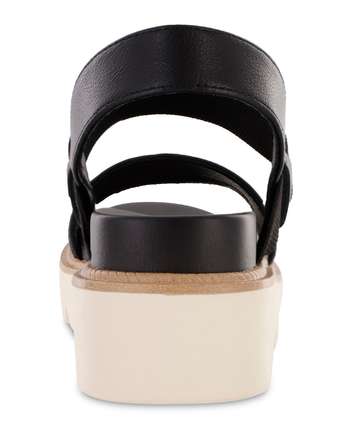 Mia Jony Ankle Strap Platform Sandal In Black