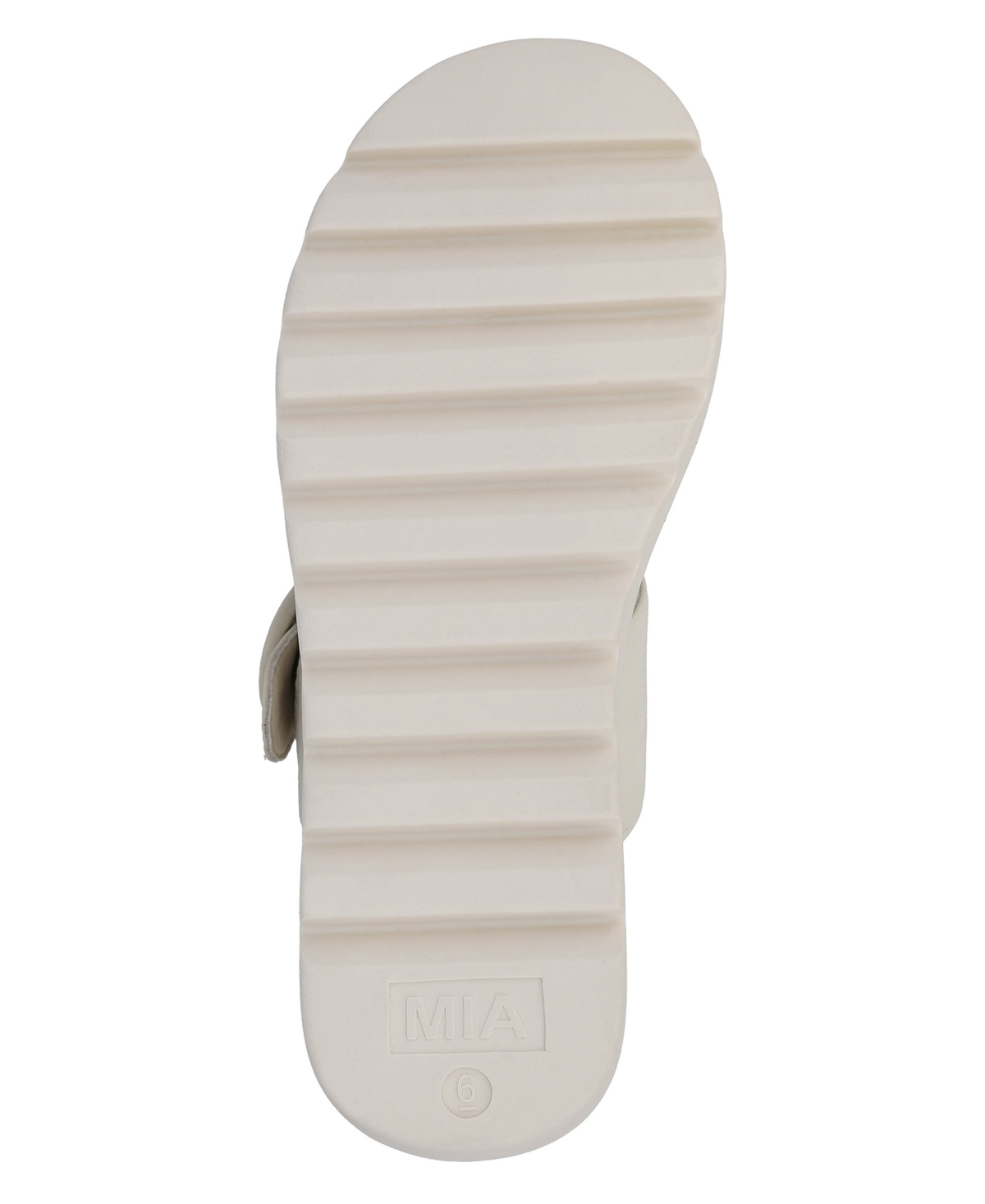Shop Mia Women's Odal Slip-on Wedge Sandals In Seashell