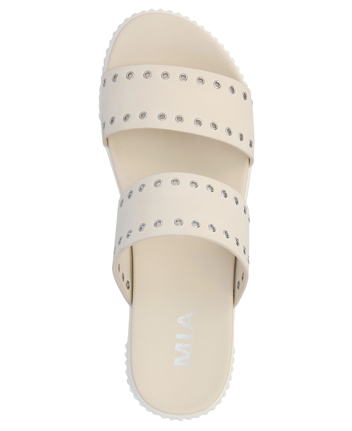 Mia Lexi Platform Slide Sandal In Seashell