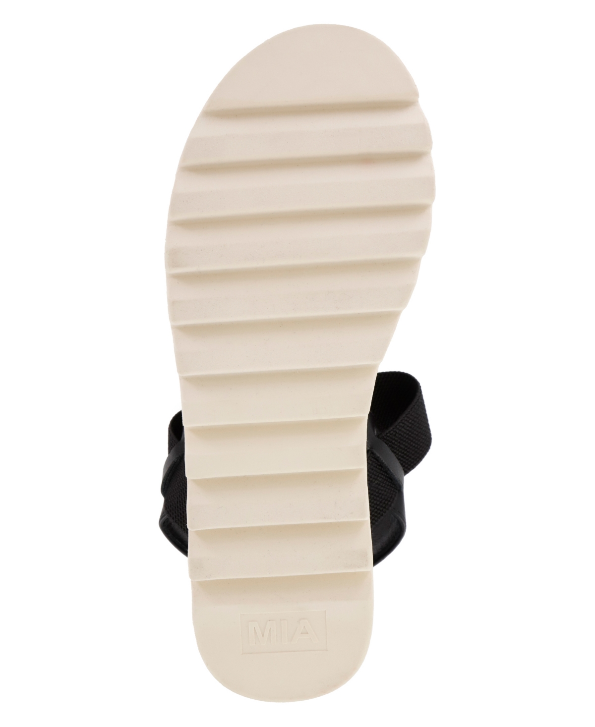 Mia Jony Ankle Strap Platform Sandal In Black