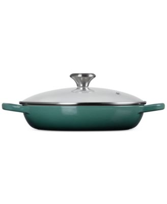 Enameled Cast Iron Signature Round 2.25-Qt. Braiser with Glass Lid