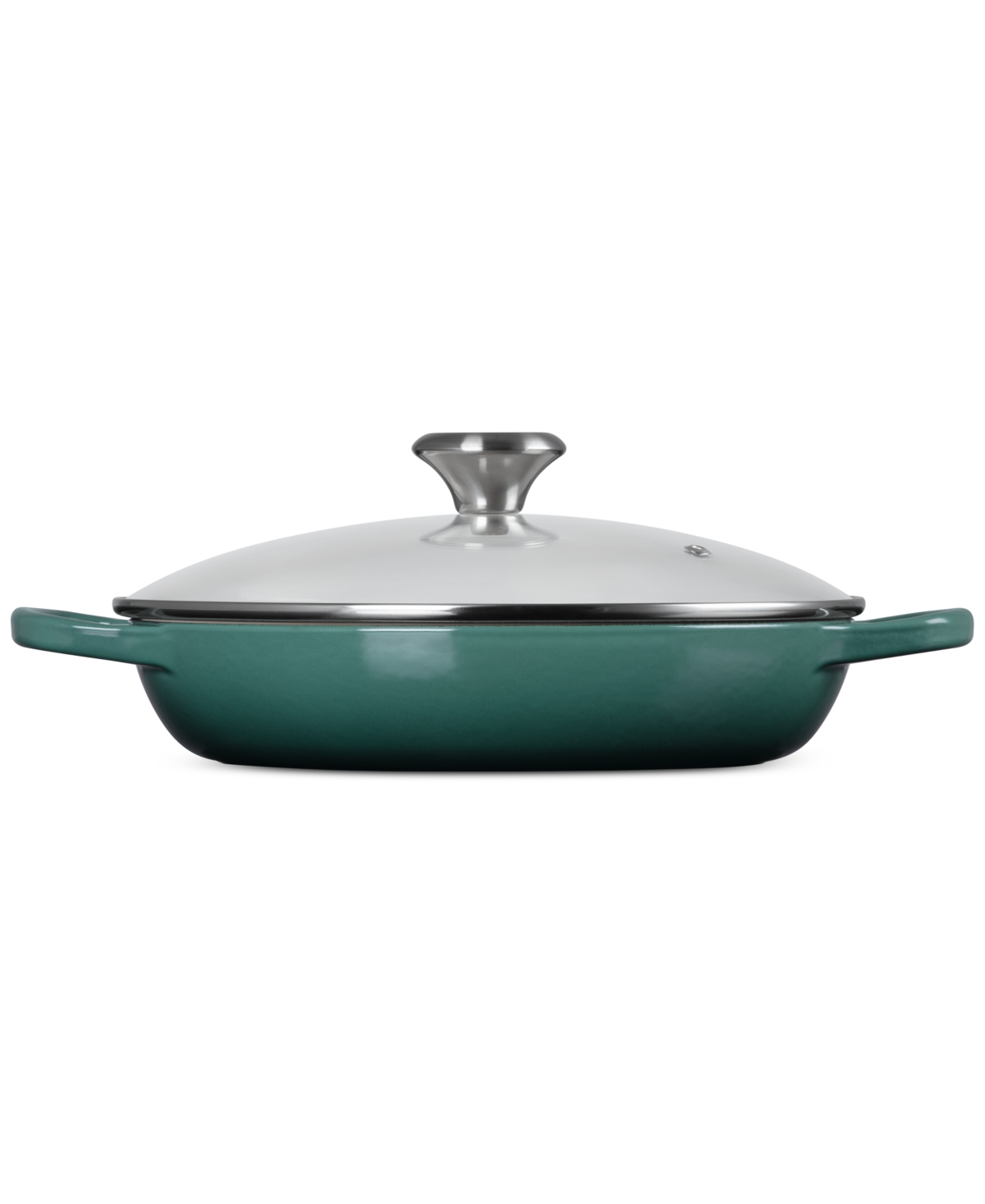 Le Creuset Enameled Cast Iron Signature Round 2.25-qt. Braiser With Glass Lid In Artichaut