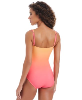 Women's Day Club Ombré One-Piece Swimsuit, Exclusively at Macy's