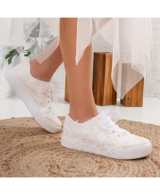 Elise Lace Bridal Sneakers