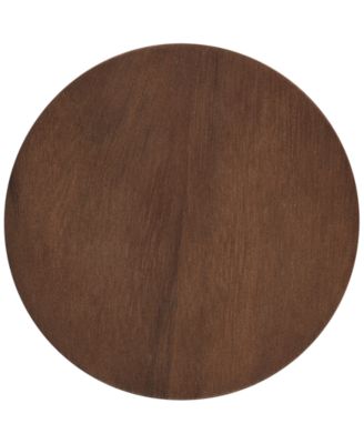 Stoneware Signature Canister with Wood Lid, 16-Oz.