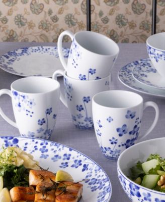 Bloomington Road 4.75" Set of 4 Mugs, Service for 4