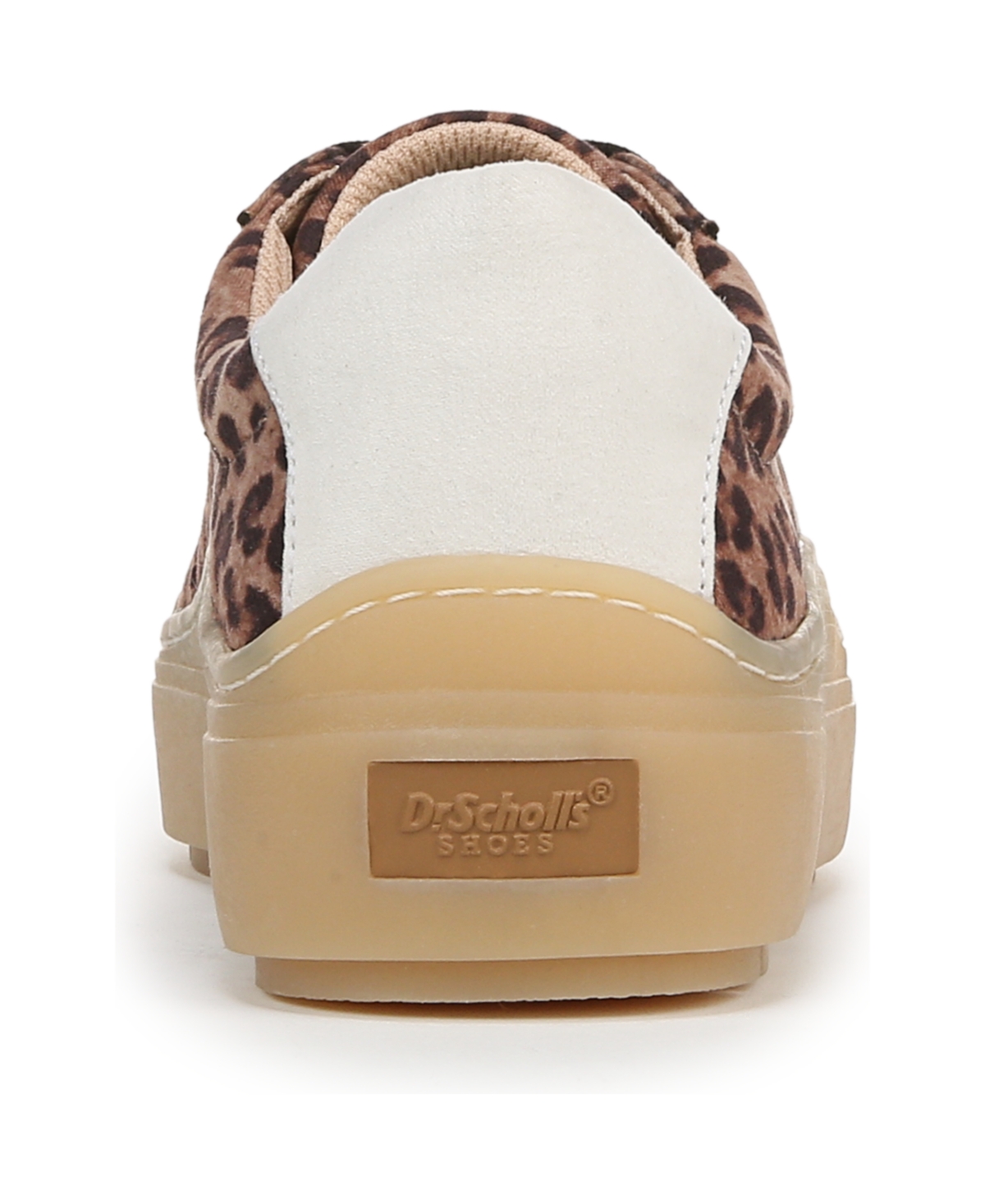 Shop Dr. Scholl's Women's Time Off Win Lace Up Platform Sneakers In Brown,black Microfiber