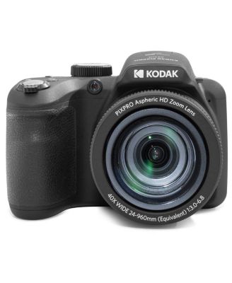 KODAK PIXPRO AZ405-BK 20MP Digital Camera 40X Optical Zoom 24mm Wide Angle Lens Optical Image Stabilization 1080P Full HD Video 3" LCD Vlogging