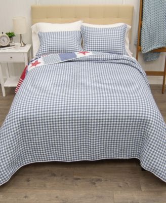 Stars and Stripes Americana 2-Pc. Quilt Set, Twin